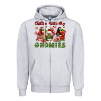 Heather Grey Chillin' With My Gnomies Zipper Hoodie - FaDigitalArtStudio