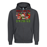 Smoke Chillin' With My Gnomies Zipper Hoodie - FaDigitalArtStudio