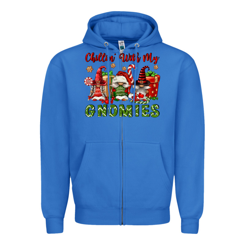 Chillin' With My Gnomies Zipper Hoodie by FaDigitalArtStudio | Teevron