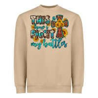 Mushroom this is how i fight my battles Heavyweight Sweatshirt - OliviaCreatesArt