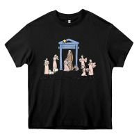 Black a thrill of hope nativity Heavy Core Tee - MaliasSmallBusiness