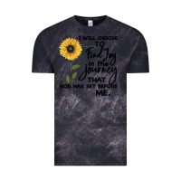 Cloud Black I Will Choose To Find Joy In The Journey That God Vintage Tee - Bettercallsaul