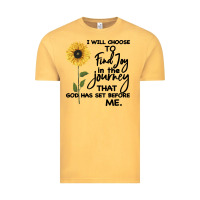 Vintage Mustard I Will Choose To Find Joy In The Journey That God Vintage Tee - Bettercallsaul