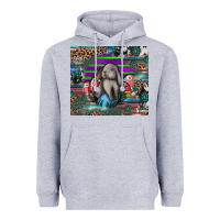 Heather Grey easter Heavyweight Hoodie - CowhideDigitalArt