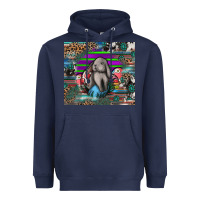 Navy easter Heavyweight Hoodie - CowhideDigitalArt