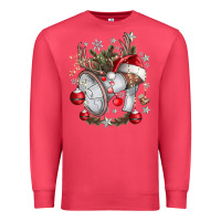 Cardinal Merry Christmas Premium Sweatshirt - CowhideDigitalArt