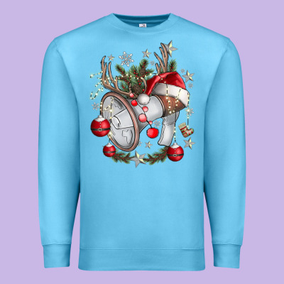 Merry Christmas Premium Sweatshirt Designed By Cowhidedigitalart
