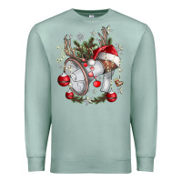 Seafoam Merry Christmas Premium Sweatshirt - CowhideDigitalArt