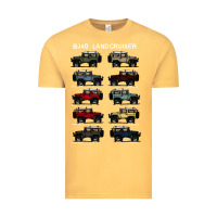 Vintage Mustard BJ4 FJ40 Landcruiser all colors T-Shirt Birthday Gift Vintage Tee - trangStudio
