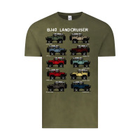 Vintage Olive BJ4 FJ40 Landcruiser all colors T-Shirt Birthday Gift Vintage Tee - trangStudio