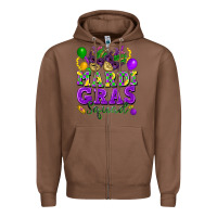 Chestnut mardi gras squad Zipper Hoodie - FaDigitalArtStudio