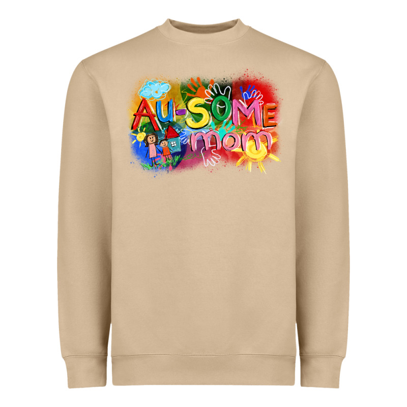 Au-some Mom Autism Heavyweight Sweatshirt by FaDigitalArtStudio | Teevron