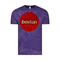 Cloud Purple boston   simple red circle vintage Vintage Tee - FloraArt