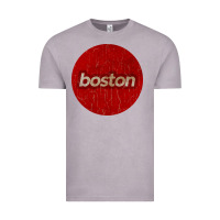 Vintage Zinc boston   simple red circle vintage Vintage Tee - FloraArt