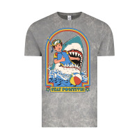 Cloud Rock Stay Positive Classic Vintage Tee - FloraArt