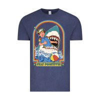 Vintage Denim Stay Positive Classic Vintage Tee - FloraArt