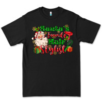 Black santas favorite hair stylist Premium Tee - MaliasSmallBusiness