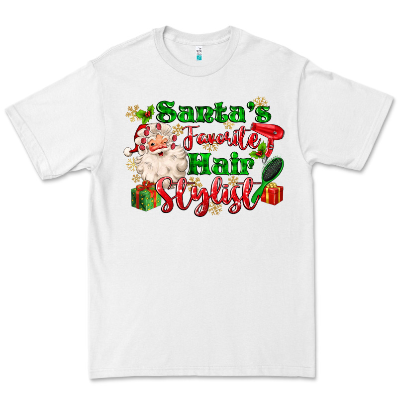 Santas Favorite Hair Stylist Premium Tee by MaliasSmallBusiness | Teevron