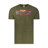 Vintage Olive the american honky tonk bar association, distressed   garth brooks Vintage Tee - FloraArt