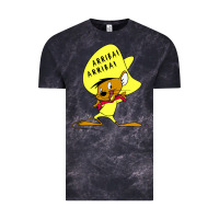 Cloud Black speedy gonzales arriba Vintage Tee - FloraArt