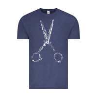 Vintage Denim Barber Hairdresser For Barbershop Owner Gift Haircut Stylist Vintage Tee - trangStudio