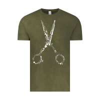 Vintage Olive Barber Hairdresser For Barbershop Owner Gift Haircut Stylist Vintage Tee - trangStudio