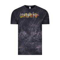 Cloud Black Snow White And The Seven Dwarfs Marching In Line Vintage Tee - FloraArt