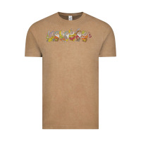 Vintage Coffee Snow White And The Seven Dwarfs Marching In Line Vintage Tee - FloraArt