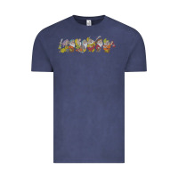 Vintage Denim Snow White And The Seven Dwarfs Marching In Line Vintage Tee - FloraArt
