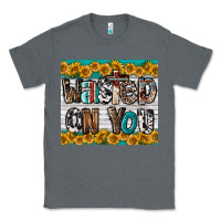 Charcoal Heather Western Wasted On You Classic Tee - LillyAllenDesigns