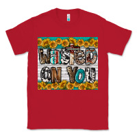 Red Western Wasted On You Classic Tee - LillyAllenDesigns