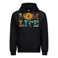 Black western cowhide leopard turquoise  leather aztec sunflower mom Urban Hoodie - Artiststas