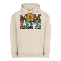 Pigment French Oak western cowhide leopard turquoise  leather aztec sunflower mom Urban Hoodie - Artiststas