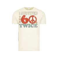 Vintage Arctic I Survived The Sixties 60s Twice Vintage Tee - FloraArt