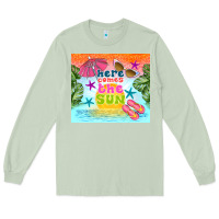 Matcha here comes the sun Long Sleeve Tee - TumblerDesignByShophia