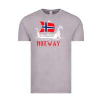 Vintage Zinc boat norwegian flag norway viking ship norway Vintage Tee - FloraArt