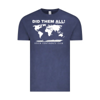 Vintage Denim Seven Continents Shirt Vintage Tee - FloraArt