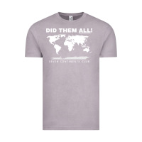 Vintage Zinc Seven Continents Shirt Vintage Tee - FloraArt