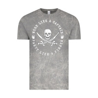 Cloud Rock Work like a captain party like a pirate Vintage Tee - FloraArt