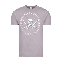 Vintage Zinc Work like a captain party like a pirate Vintage Tee - FloraArt
