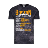 Cloud Black wicked smaht boston accent translator bostonians gifts shirt Vintage Tee - FloraArt