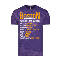 Cloud Purple wicked smaht boston accent translator bostonians gifts shirt Vintage Tee - FloraArt