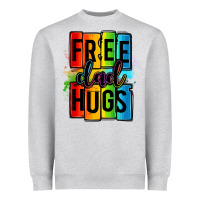 Free Dad Hugs Heavyweight Sweatshirt | Teevron