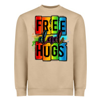 Mushroom free dad hugs Heavyweight Sweatshirt - OliviaCreatesArt
