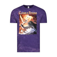 Cloud Purple Clash of the Titans (Transparent) Vintage Tee - ArtMosaic
