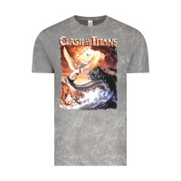 Cloud Rock Clash of the Titans (Transparent) Vintage Tee - ArtMosaic