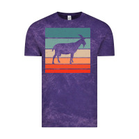 Cloud Purple goat goats retro style vintage 140 goat lover Vintage Tee - ArtMosaic