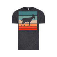 Vintage Black goat goats retro style vintage 140 goat lover Vintage Tee - ArtMosaic