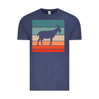 Vintage Denim goat goats retro style vintage 140 goat lover Vintage Tee - ArtMosaic