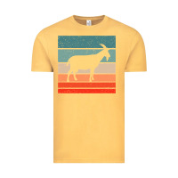 Goat Goats Retro Style Vintage 140 Goat Lover Vintage Tee | Teevron
